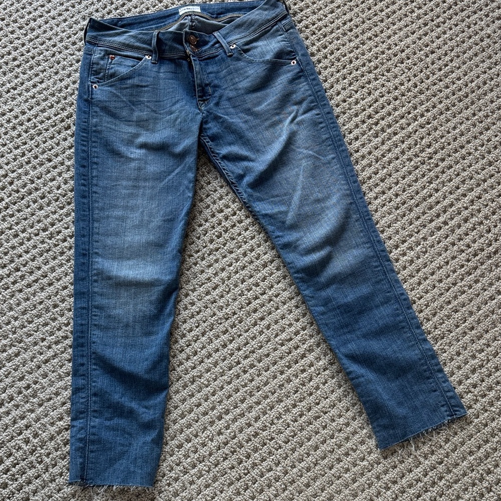 Hudson Jeans Women's Skinny Crop Leg in Classic Blue